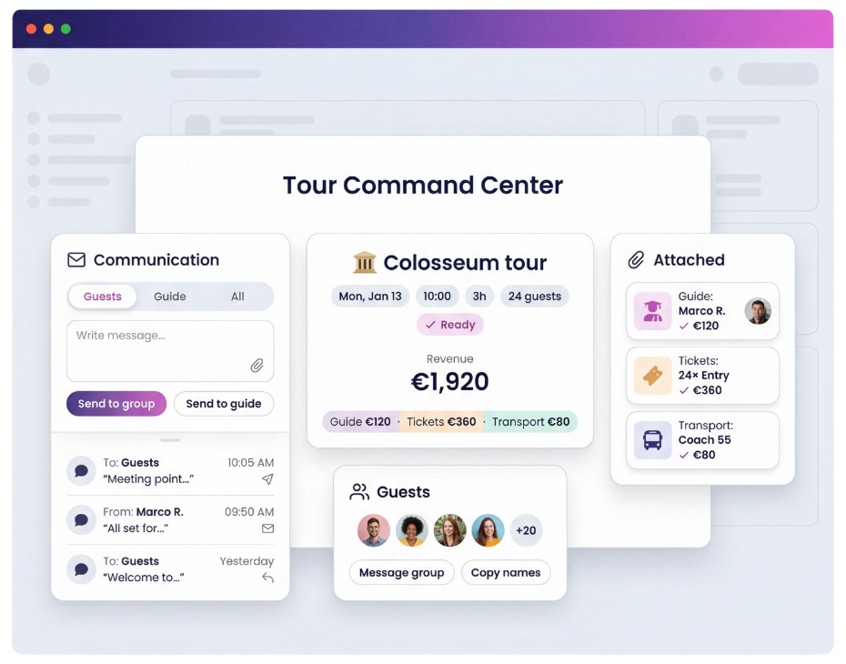 One Tour. Everything Connected.